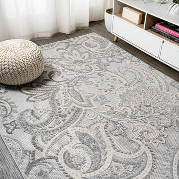 Gordes Paisley High-low Indoor/outdoor Area Rug